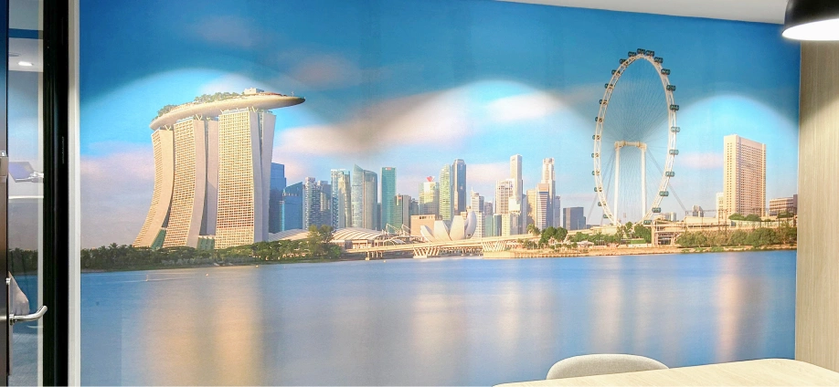 Meeting Room Look Stunning with Custom Wallpaper